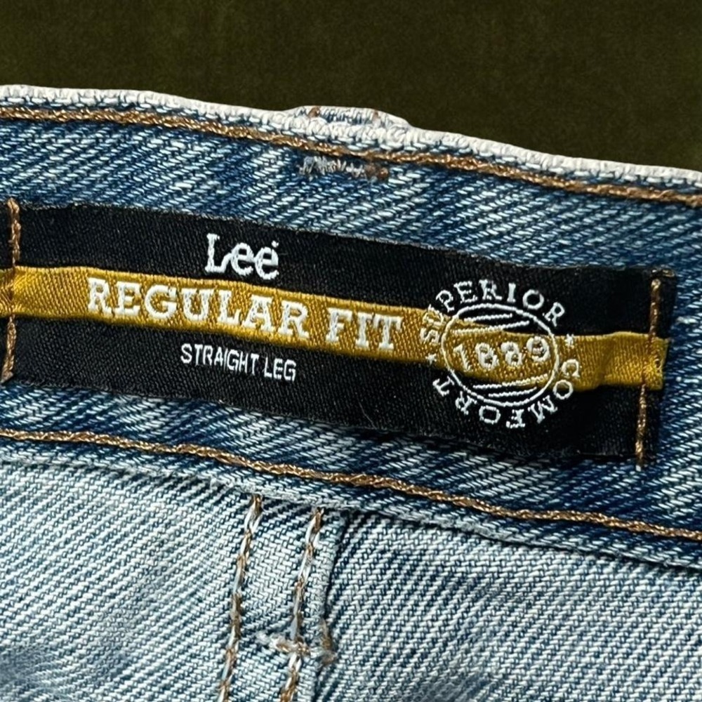 Vintage Y2K Lee Regular Fit Straight Leg Jeans - Modern 36x31 - Picture 2 of 8